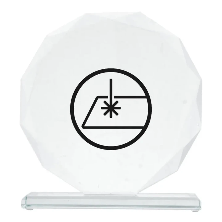 Szklane Trofeum 80612 | Statuetki szklane z nadrukiem lub grawerowaniem