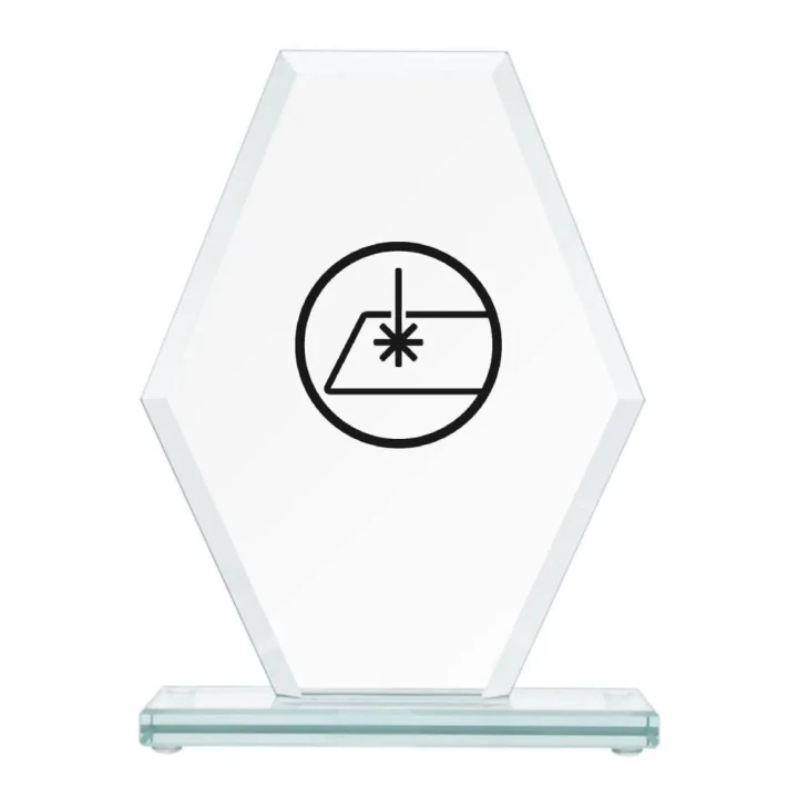 Trofeum szklane GS112-19 |  Statuetka z grawerem lub nadrukiem