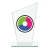 Szklane Trofeum M73B | Personalizowanie grawerem lub nadrukiem UV