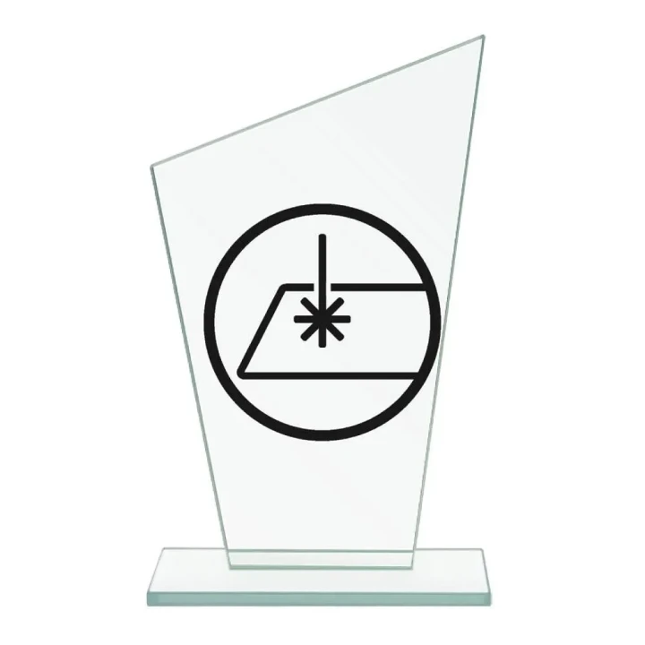 Szklane Trofeum M73C | Personalizowanie grawerem lub nadrukiem UV