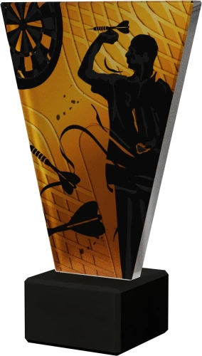 Szklana statuetka Dart - VL1/DAR/BK