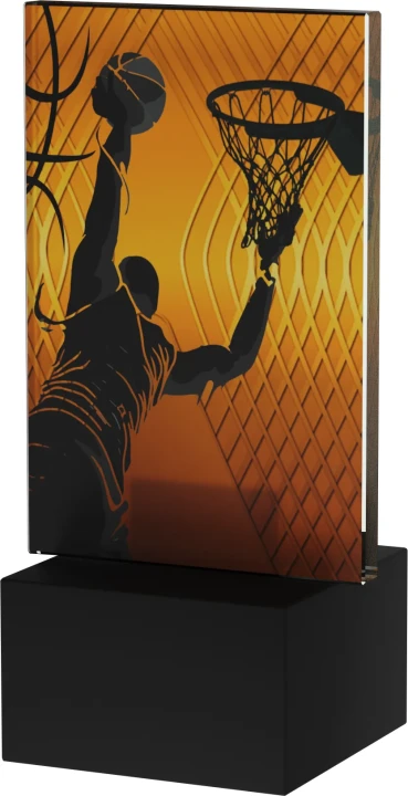 Szklana statuetka Koszykówka - AG1-12/BAS