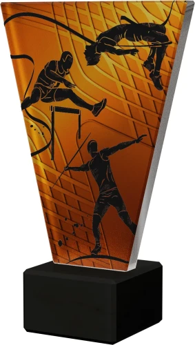 Szklana statuetka Lekkoatletyka - VL1/ATH/BK