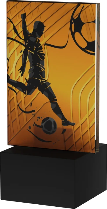 Szklana statuetka Piłka Nożna - AG1-12/SOC1