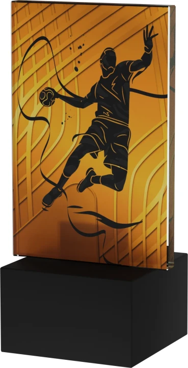 Szklana statuetka Piłka Ręczna - AG1-12/HAN