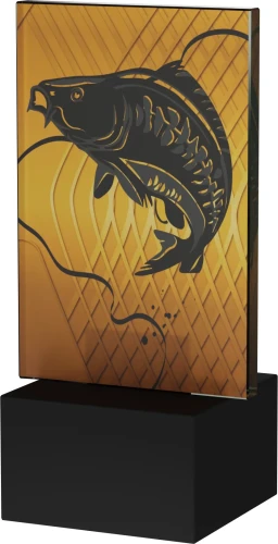 Szklana statuetka Wędkarstwo - AG1-12/FIS2