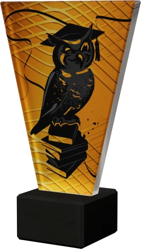 Szklana statuetka Szkolnictwo - VL1/SCH/BK