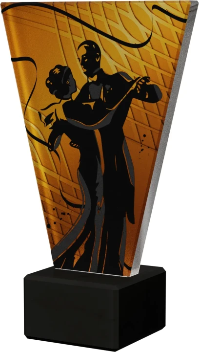 Szklana statuetka Taneczna - VL1/DAN1/BK