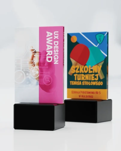 Trofea szklane z nadrukiem UV - AG1-12/CUS