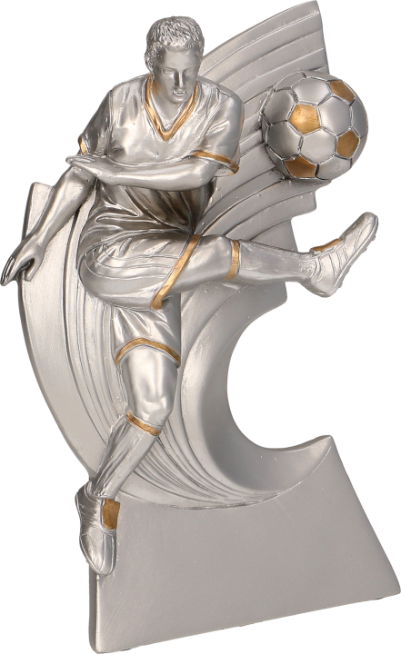 Srebrna Statuetka Odlewana RP2016 - Statuetka Piłkarska