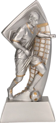 Srebrna Statuetka Odlewana RP2007 | Statuetka Piłkarska