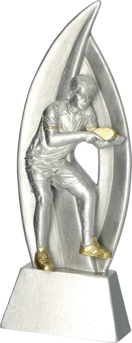Srebrna Statuetka Odlewana RP6009/S/G - Tenis Stołowy Nagrody