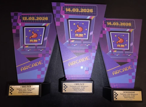 Szklana statuetka z Twoją Grafiką - VL1/CUS