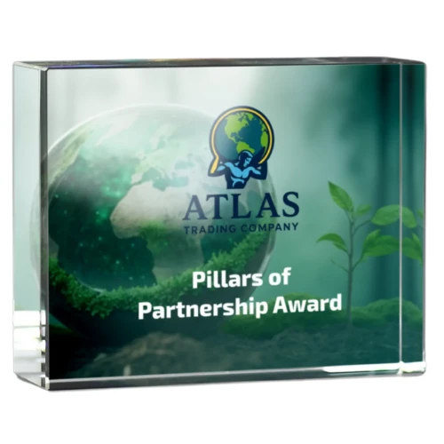 Szklane podziękowanie C056