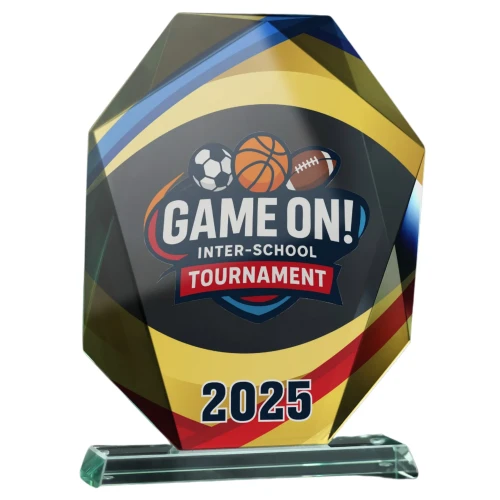 Statuetka ze szkła G042 | Statuetka szklana w etui