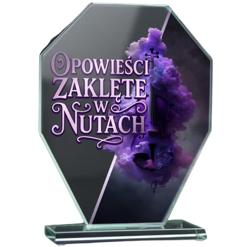 Szklana statuetka GS117-23 | Szklane statuetki z grawerem i nadrukiem