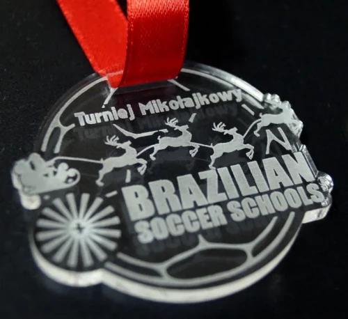 Medal z grawerem - plexi - 4 cm
