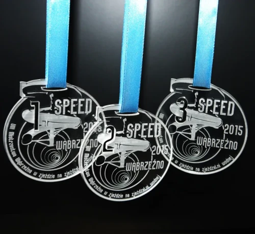 Medal z plexi - grawer - 8 cm