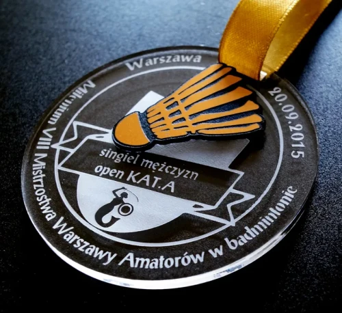 Medal dla dzieci z plexi - 5 cm