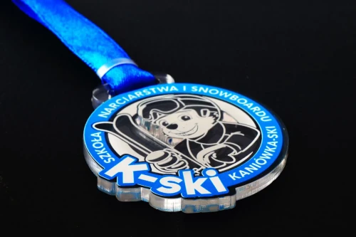 Kolorowy Medal z plexi - 7 cm