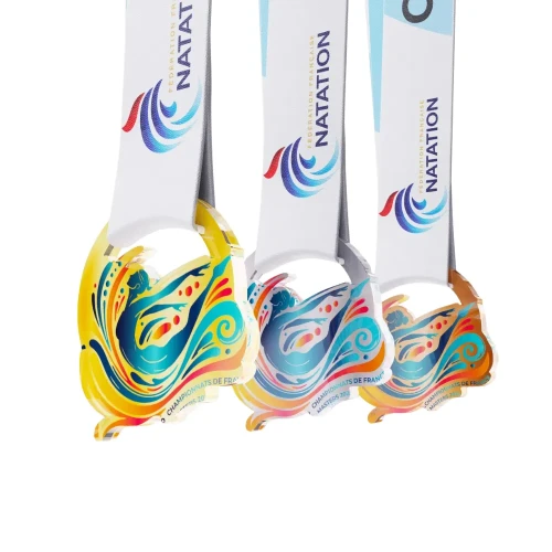 Medal z nadrukiem - sklejka - 5 cm