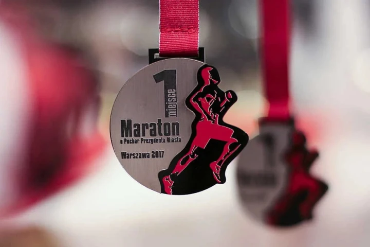 Medal ze sklejki z nadrukiem UV - 4 cm