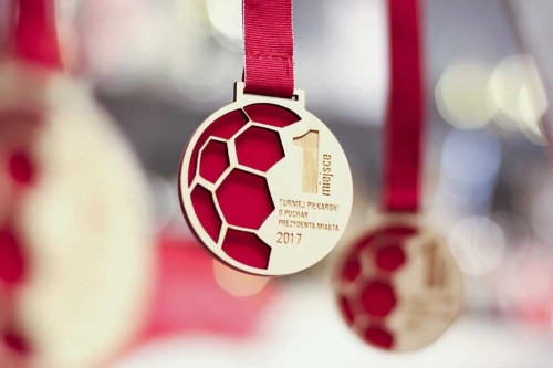 Medal ze sklejki + grawer - 8 cm