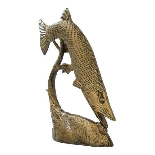 Statuetka odlewana - Szczupak - RP8008/BR