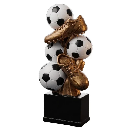 Statuetka Odlewana - Piłka Nożna - RP8016/BR/WH/BK