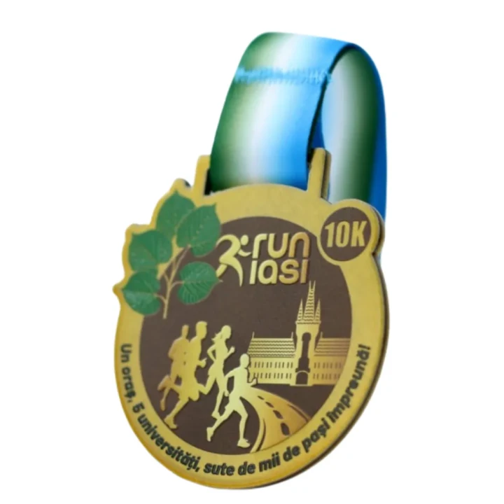 Medal stalowy z nadrukiem - LaserCut - 5 cm