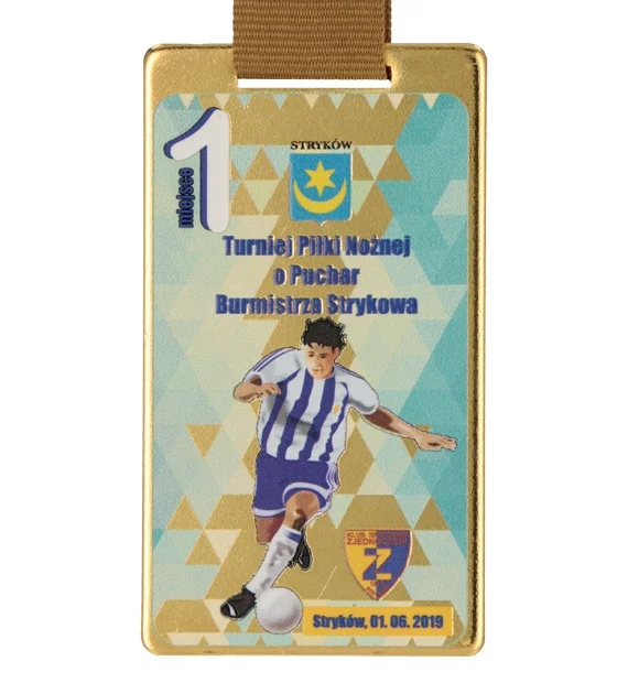 Stalowy Medal z nadrukiem - QMedals - MC6005