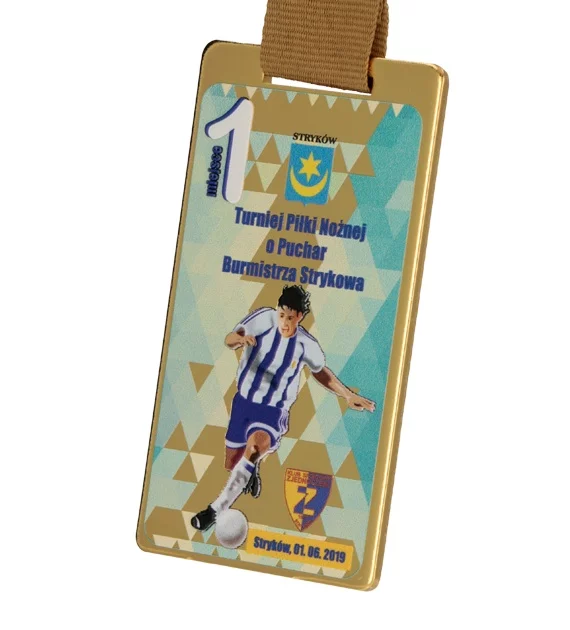 Stalowy Medal z nadrukiem - QMedals - MC6005