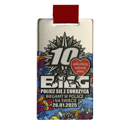 Stalowy Medal z nadrukiem - QMedals - MC6005