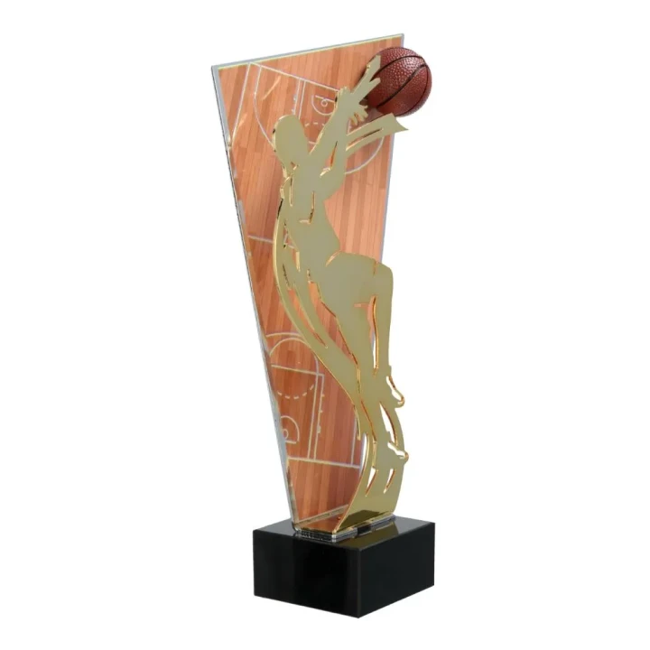 Kolorowa Statuetka Koszykówka - ML2-BAS/G/RD