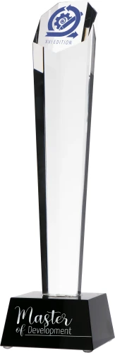 Statuetka szklana z grawerem G003-30 | Prestiżowy prezent