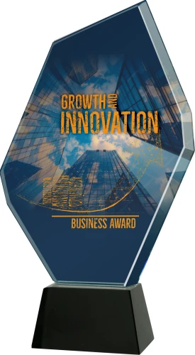 Szklana Statuetka biznesowa C069