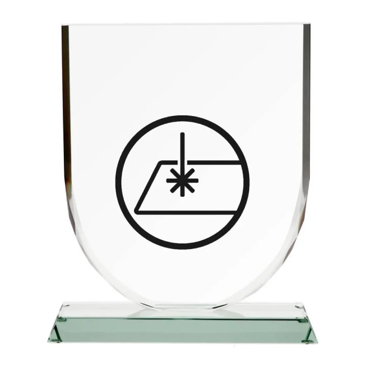 Statuetka ze szkła G001 | Szklane statuetki z grawerem lub nadrukiem