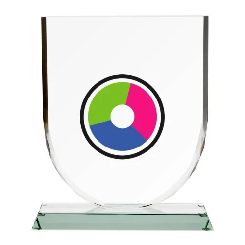 Statuetka ze szkła G001 | Szklane statuetki z grawerem lub nadrukiem