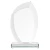Trofeum szklane G010 | Okazjonalna statuetka biznesowa
