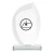 Trofeum szklane G010 | Okazjonalna statuetka biznesowa
