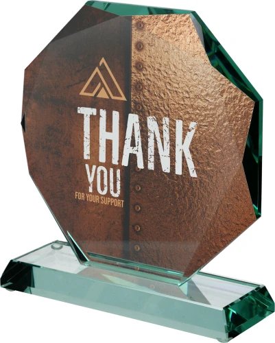 Statuetka ze szkła G020 | Upominki szklane z personalizacją