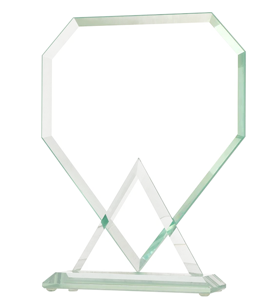 Statuetka grawerowana G048 | Szklany biznesowy upominek