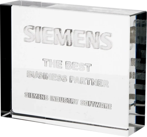 Szklane podziękowanie C056