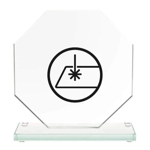 Statuetka ze szkła grawerowana lub z nadrukiem kolorowym 80012