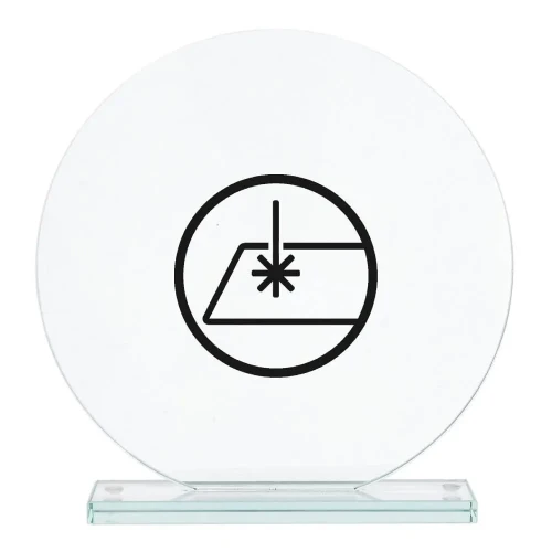 Statuetka ze szkła 80023 | Personalizowanie grawerowaniem lub kolorowym nadrukiem